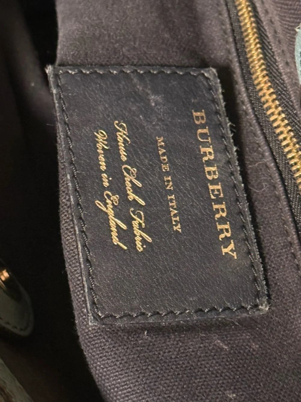 Burberry Medium Banner Tote House Check